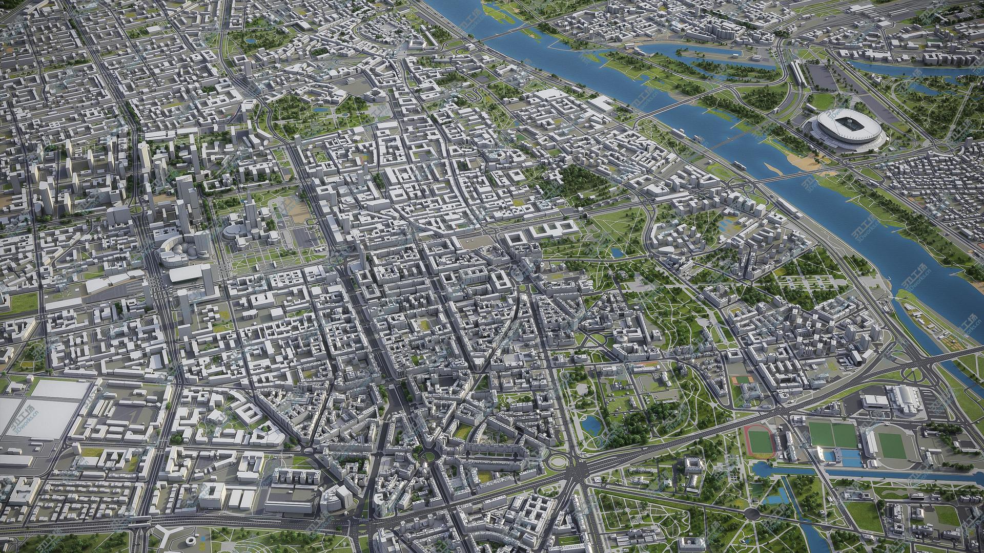 images/goods_img/202105074/Warsaw - city and surroundings 3D model/1.jpg